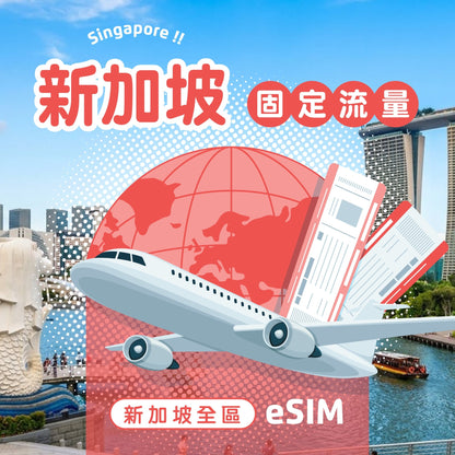 新加坡 eSIM 固定流量 - AI CARD